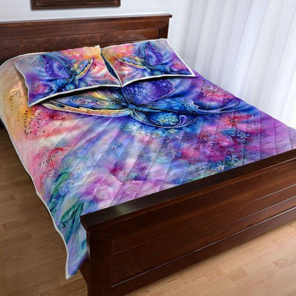 BUTTERFLY PAINTING - QUILT BED SET HP29052001