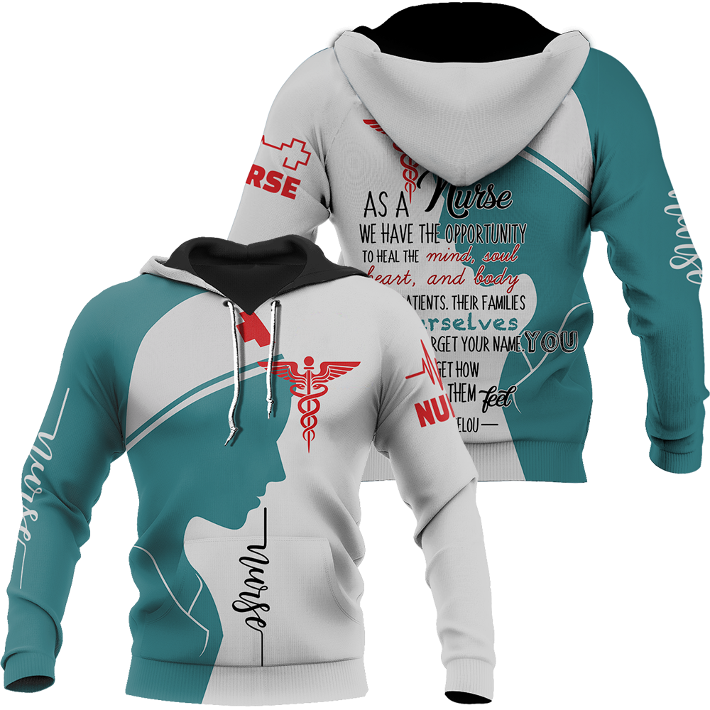 Beautiful Nurse 3D All Over Printed Shirts For Men and Women JJ130401-Apparel-TT-Hoodie-S-Vibe Cosy™