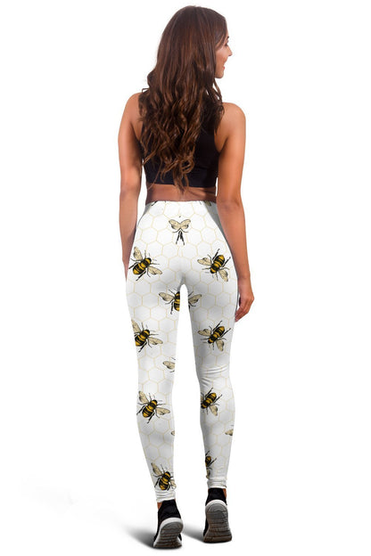 3D All Over Print Many Bee Legging-Apparel-Phaethon-Legging-S-Vibe Cosy™