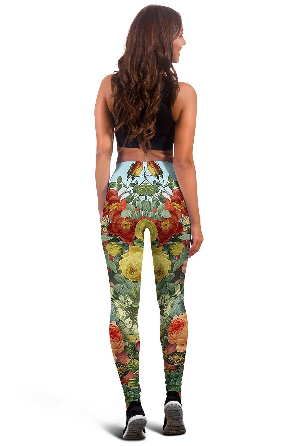 All Over Printing Butterfly Garden Hoodie Dress-Apparel-HbArts-Hoodie Dress-S-Vibe Cosy™
