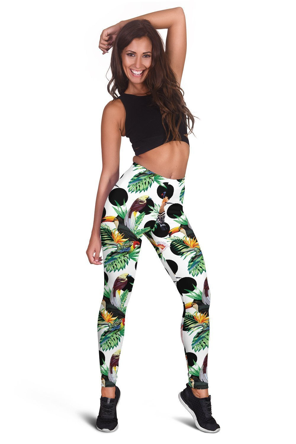 All Over Printing Major Mitchell’s Cockatoo Parrot Hoodie Dress-Apparel-Phaethon-Legging-XS-Vibe Cosy™