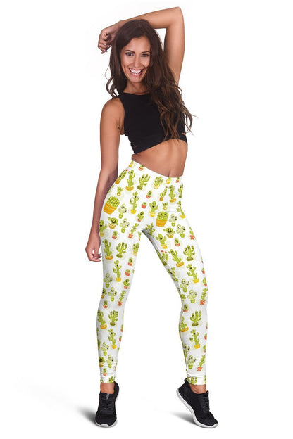 3D All Over Printing Cacti Happy Legging-Apparel-NTH-Legging-XS-Vibe Cosy™