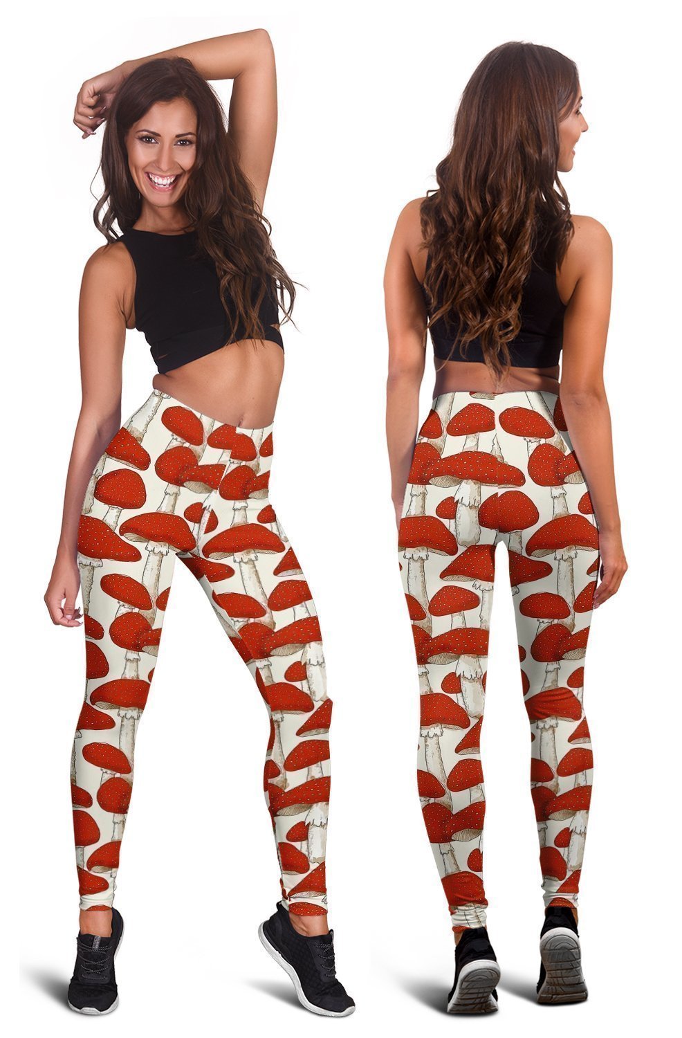 Amanita Muscaria Mushroom-Apparel-NTH-Legging-S-Vibe Cosy™