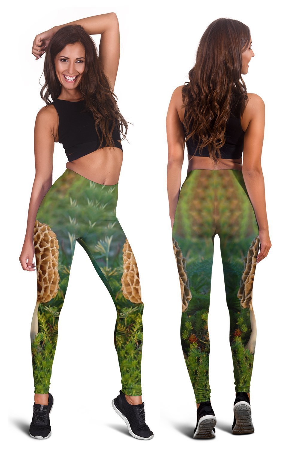 All Over Print Alone mushrooms-Apparel-NTH-Legging-S-Vibe Cosy™
