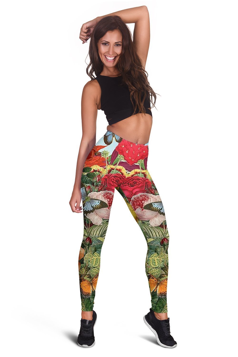 3D All Over Printing Butterfly Garden Legging-Apparel-HbArts-Legging-XS-Vibe Cosy™