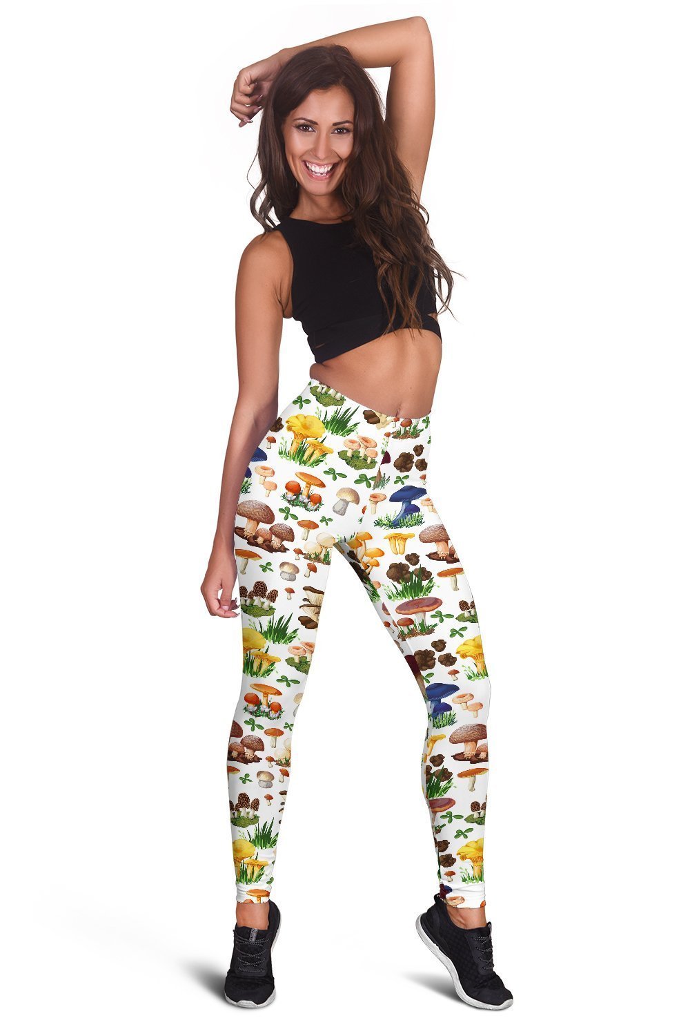 3D All Over Printing Many Mushroom Legging-Apparel-Phaethon-Hoodie Dress-S-Vibe Cosy™