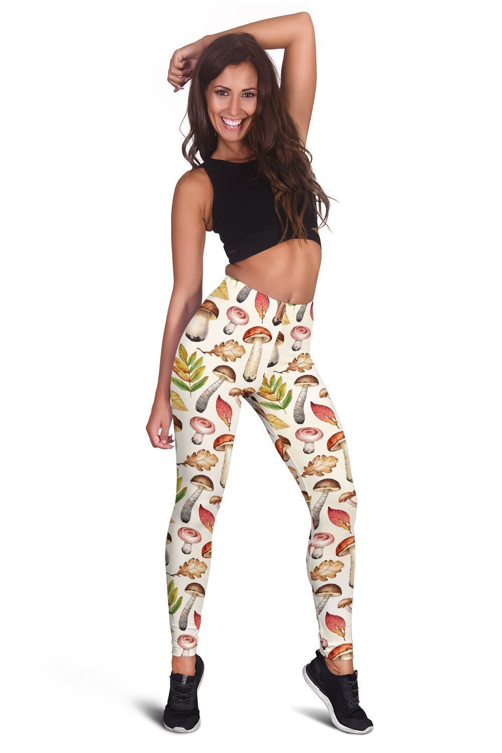 3D All Over Printing Many Premium Mushroom Legging-Apparel-Phaethon-Hoodie Dress-S-Vibe Cosy™
