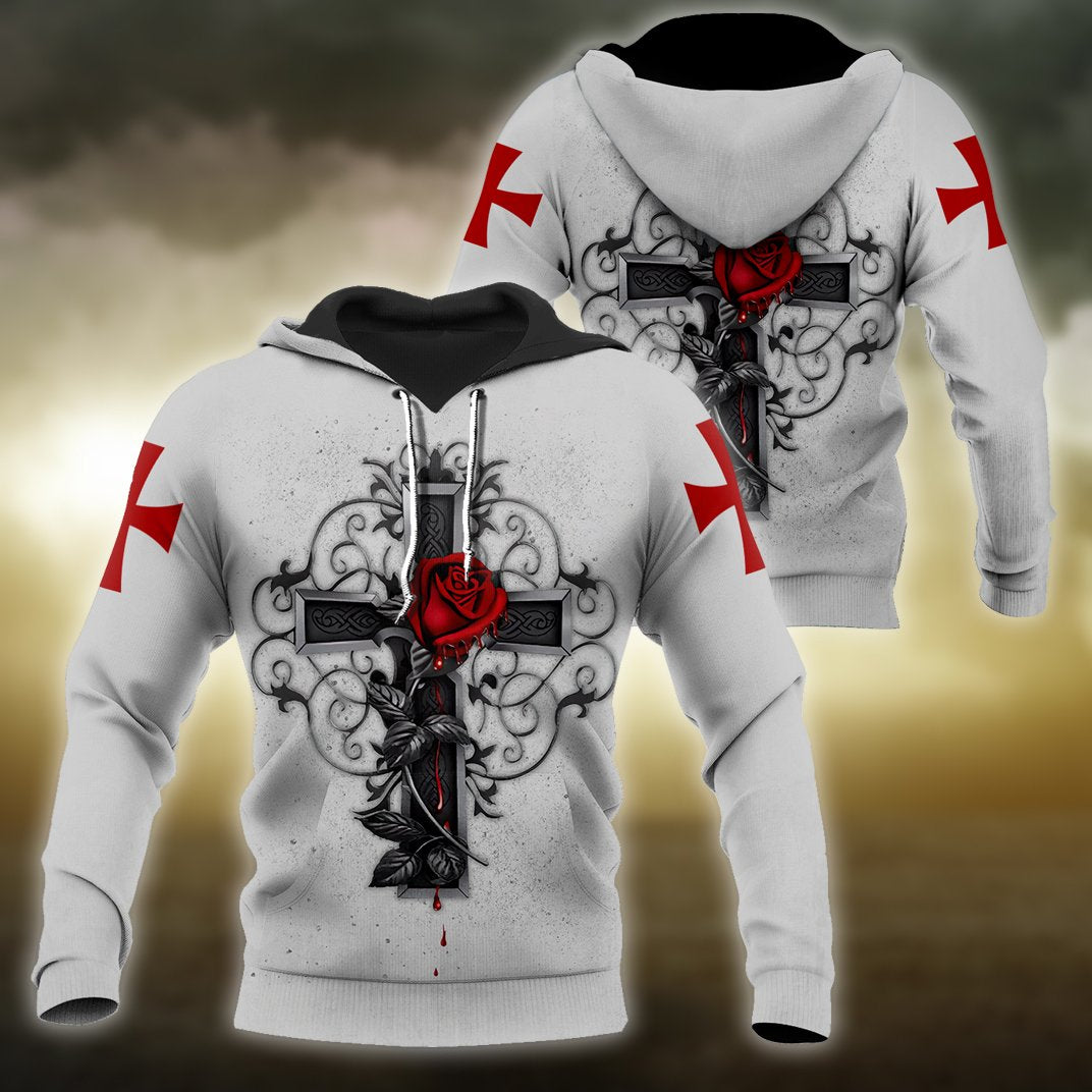 The Cross 3D All Over Printed Shirt Hoodie JJ020403-Apparel-MP-Hoodie-S-Vibe Cosy™