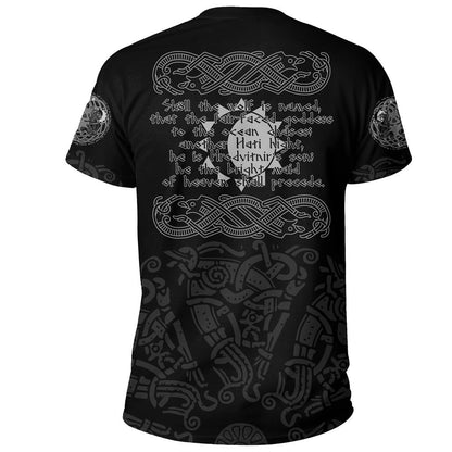 Vikings - The Wolves Skoll and Hati-Apparel-HP Arts-Hoodie-S-Vibe Cosy™