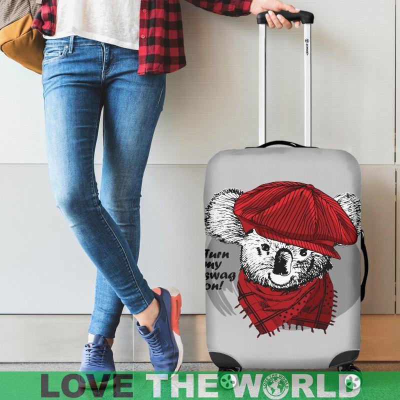 KOALA 01 LUGGAGE COVER - BN02-LUGGAGE COVERS-HP Arts-Luggage Covers - Koala 01-Small 18-22 in / 45-55 cm-Vibe Cosy™