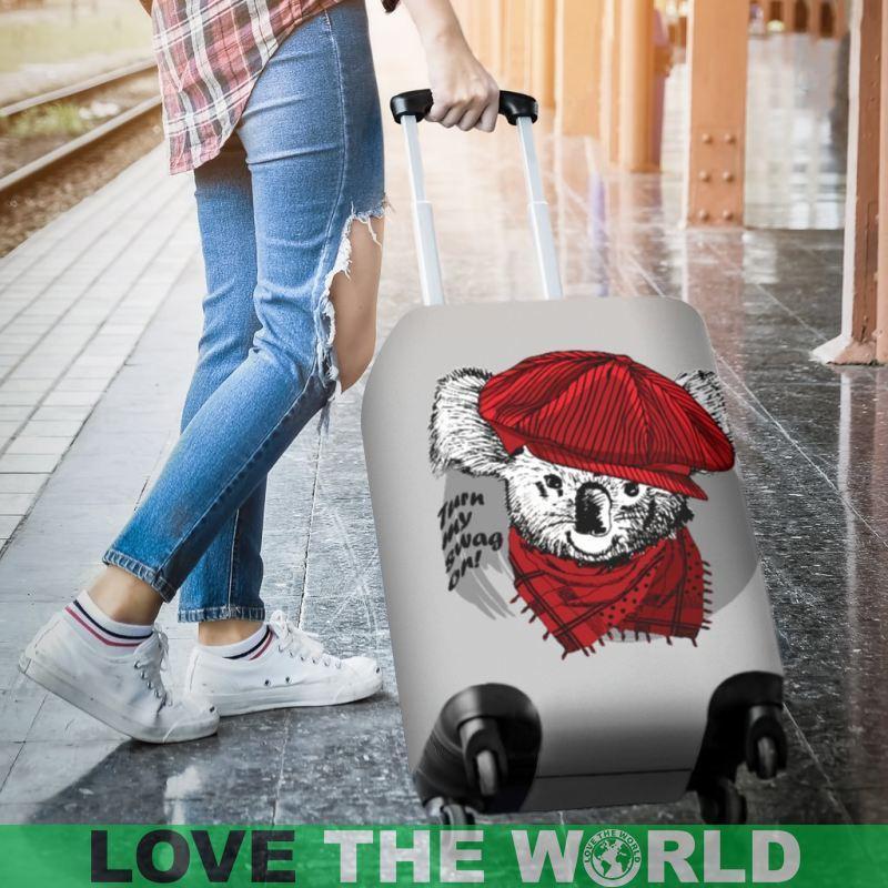 KOALA 01 LUGGAGE COVER - BN02-LUGGAGE COVERS-HP Arts-Luggage Covers - Koala 01-Small 18-22 in / 45-55 cm-Vibe Cosy™