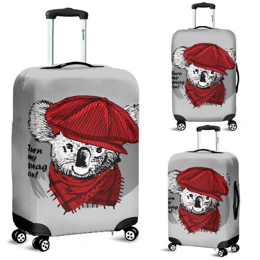 KOALA 01 LUGGAGE COVER - BN02-LUGGAGE COVERS-HP Arts-Luggage Covers - Koala 01-Small 18-22 in / 45-55 cm-Vibe Cosy™