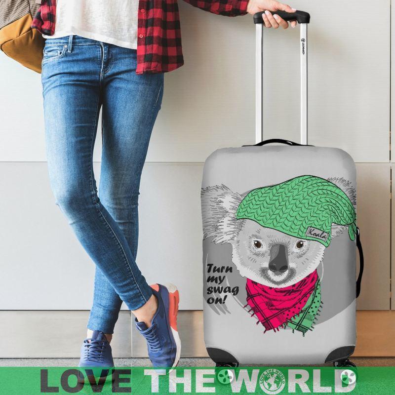 KOALA 03 LUGGAGE COVER - BN02-LUGGAGE COVERS-HP Arts-Luggage Covers - Koala 03-Small 18-22 in / 45-55 cm-Vibe Cosy™