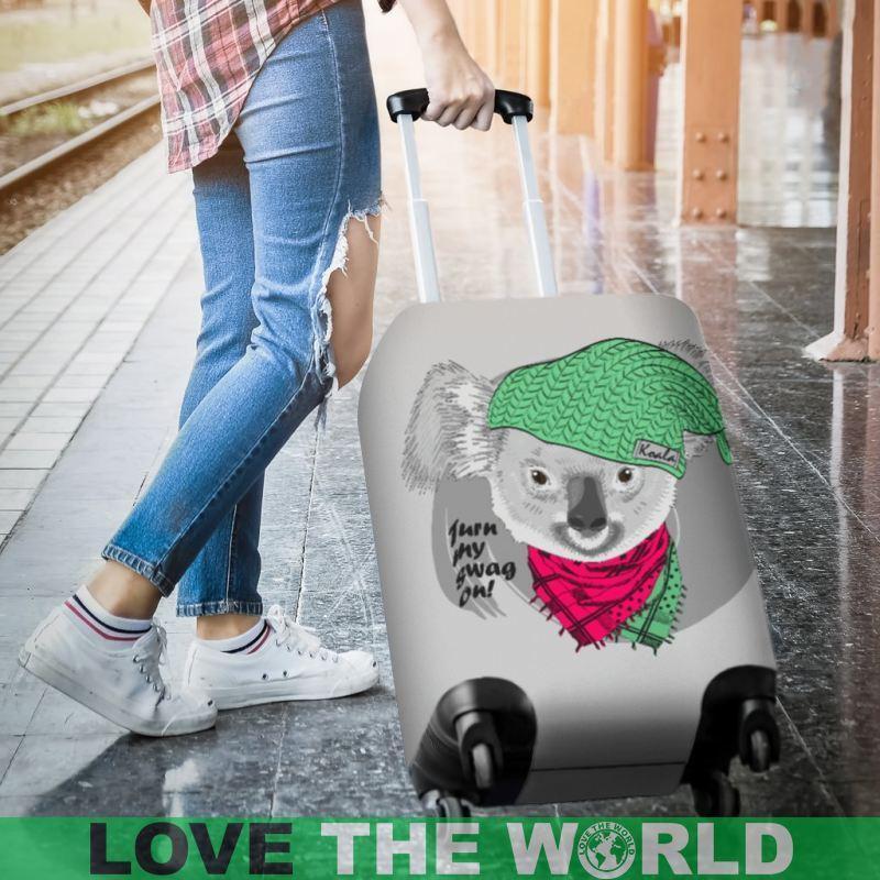 KOALA 03 LUGGAGE COVER - BN02-LUGGAGE COVERS-HP Arts-Luggage Covers - Koala 03-Small 18-22 in / 45-55 cm-Vibe Cosy™