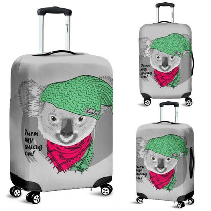 KOALA 03 LUGGAGE COVER - BN02-LUGGAGE COVERS-HP Arts-Luggage Covers - Koala 03-Small 18-22 in / 45-55 cm-Vibe Cosy™