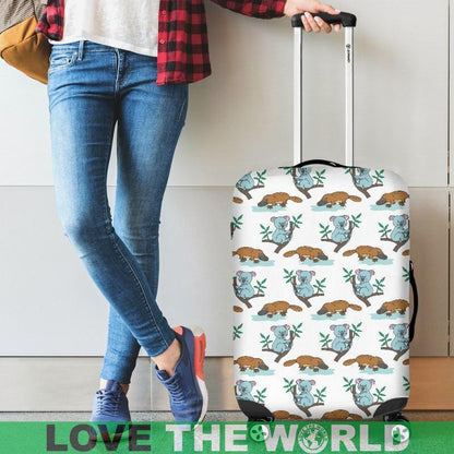 KOALA AUSTRALIA 3 LUGGAGE COVER H5-LUGGAGE COVERS-HP Arts-Luggage Covers - KOALA AUSTRALIA 3 LUGGAGE COVER D5-Small 18-22 in / 45-55 cm-Vibe Cosy™