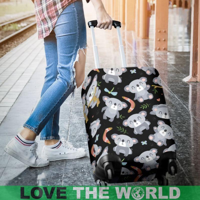 KOALA LUGGAGE COVERS 01 - BN-LUGGAGE COVERS-HP Arts-Luggage Covers - KOALA LUGGAGE COVERS 01 - TN-Small 18-22 in / 45-55 cm-Vibe Cosy™