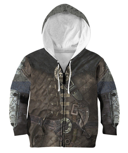 VIKING KID HP1103201-Apparel-HD09-Zipped Hoodie-YOUTH XS-Vibe Cosy™