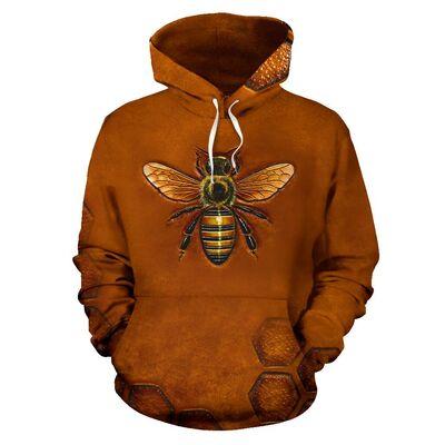 Love Bee 3D All Over Printed Shirts for Men and Women TT0015-Apparel-TT-Hoodie-S-Vibe Cosy™