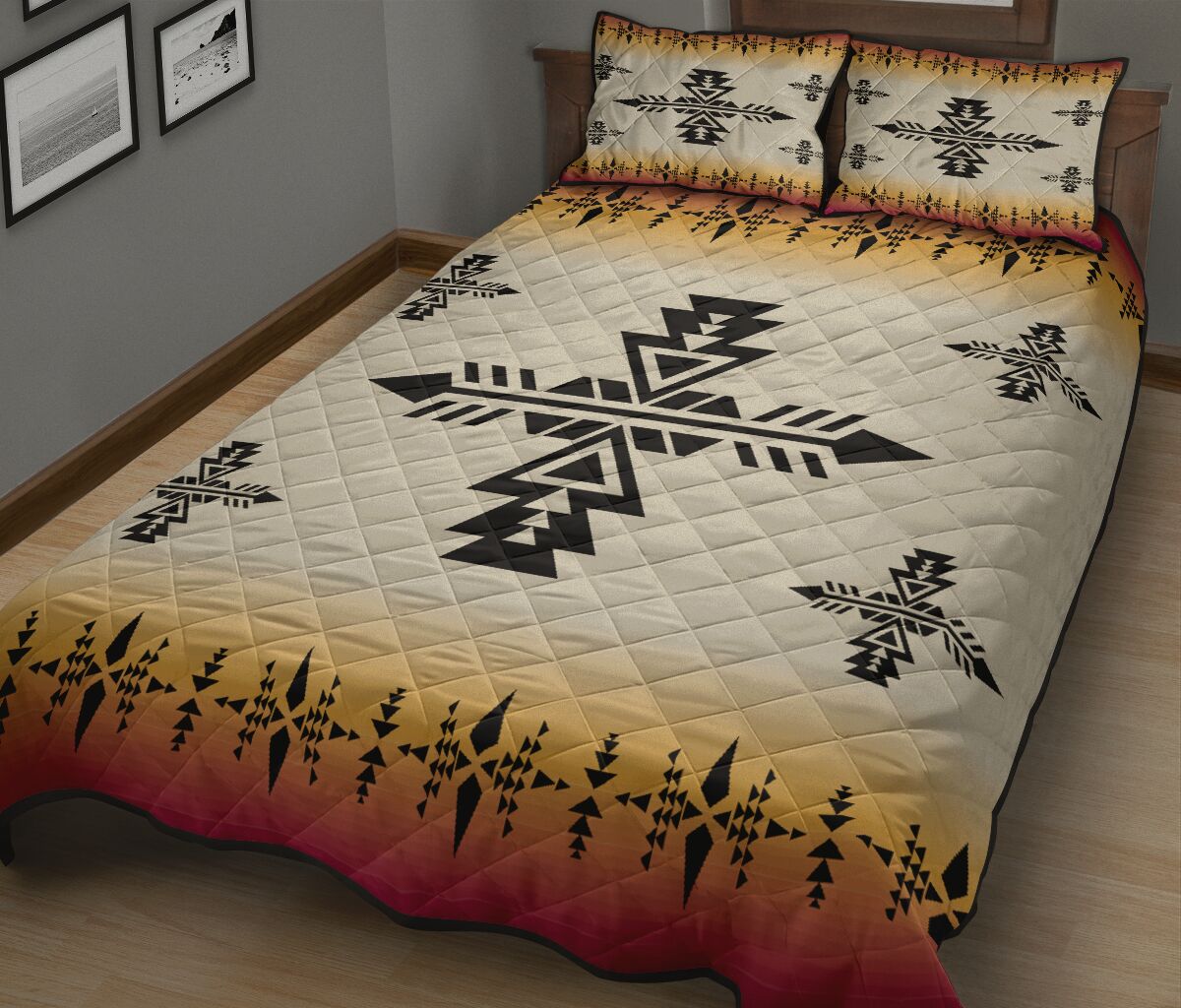 Native American Pow Wow Quilt Bedding Set Pi190512S1-Quilt-MP-Twin-Vibe Cosy™