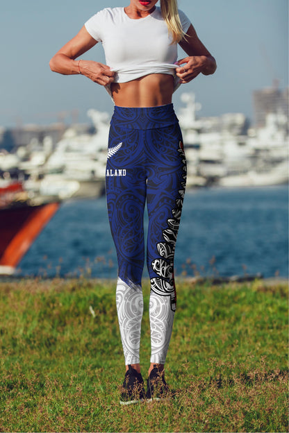 New Zealand Special High Waist Leggings-Apparel-HD09-Legging-S-Vibe Cosy™