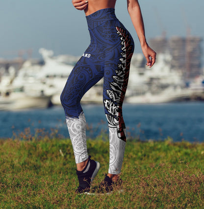 New Zealand Special High Waist Leggings-Apparel-HD09-Legging-S-Vibe Cosy™