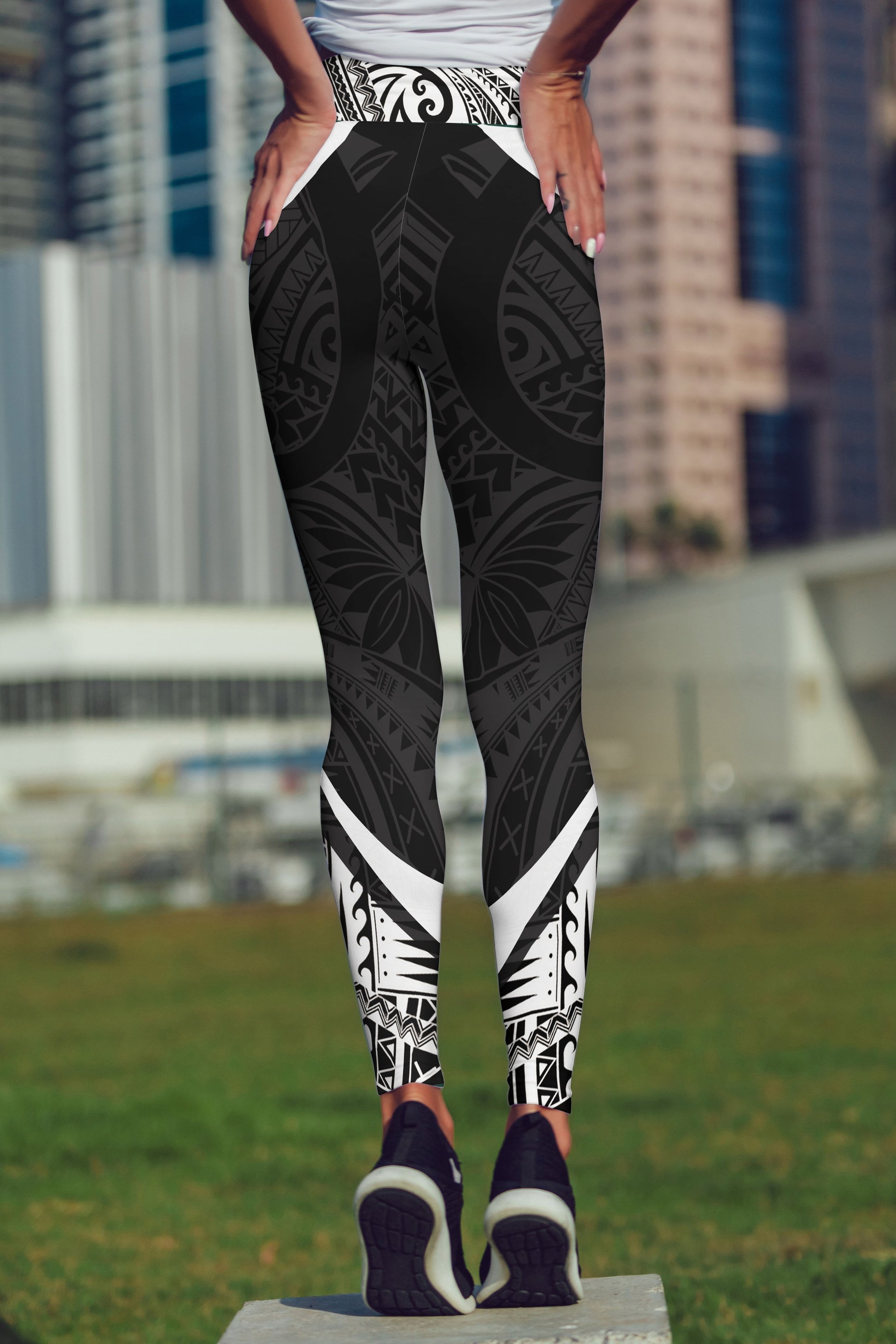 Maori Tattoo Legging Waisband Hight-Apparel-HD09-Legging-S-Vibe Cosy™
