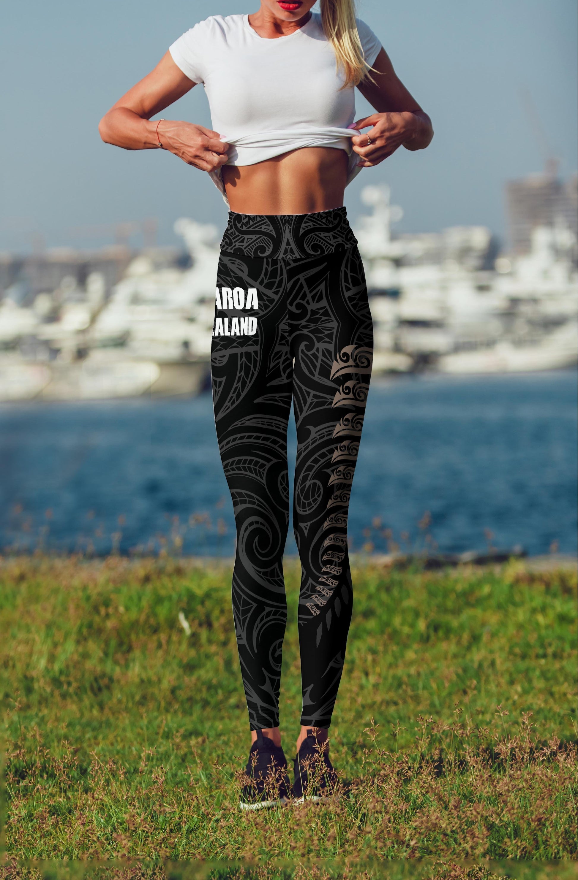 Aotearoa New Zealand Legging Waisband Hight-Apparel-HD09-Legging-S-Vibe Cosy™