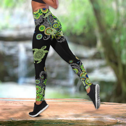 Green Sea Turtle Combo Tank + Legging JJW12102002