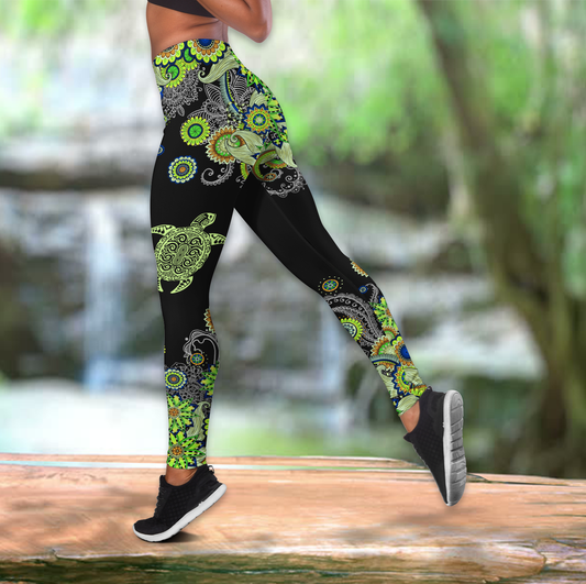Green Sea Turtle Combo Tank + Legging JJW12102002