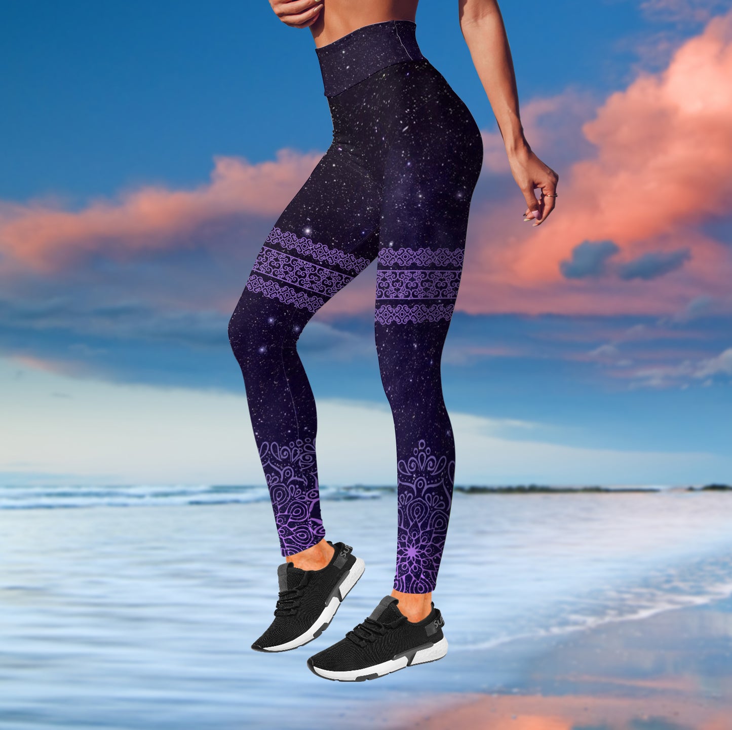 Galaxy Cat Combo Tank + Legging TR0708201