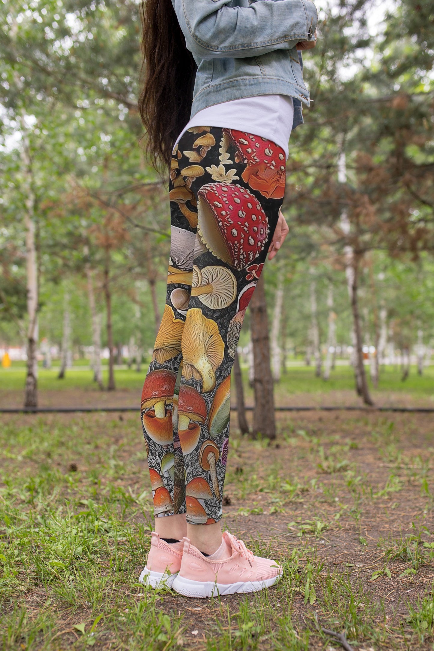 Mushroom collection Art 3D all over-Apparel-NTH-Legging-S-Vibe Cosy™