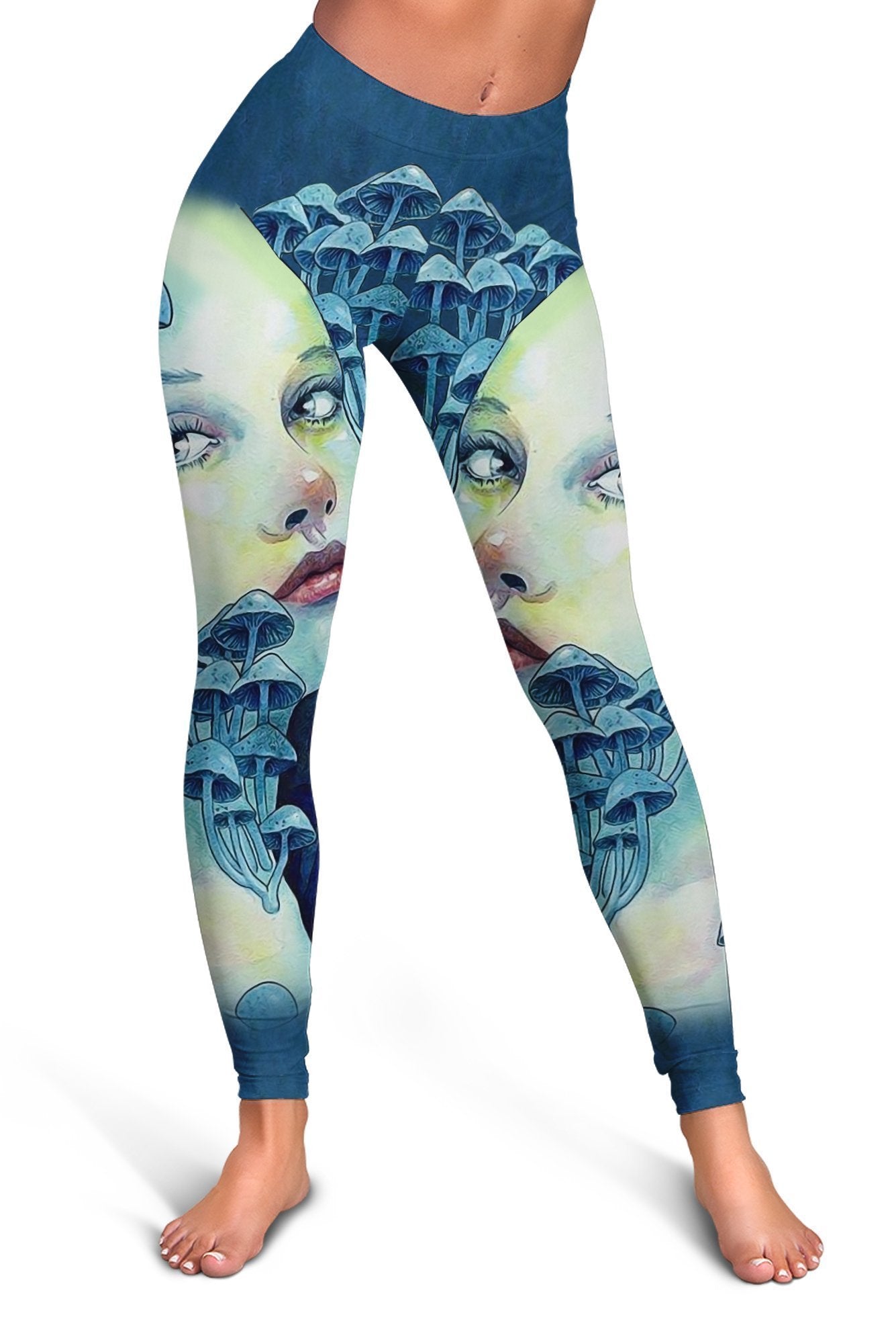 All Over Print Many mushrooms-Apparel-NTH-Legging-S-Vibe Cosy™
