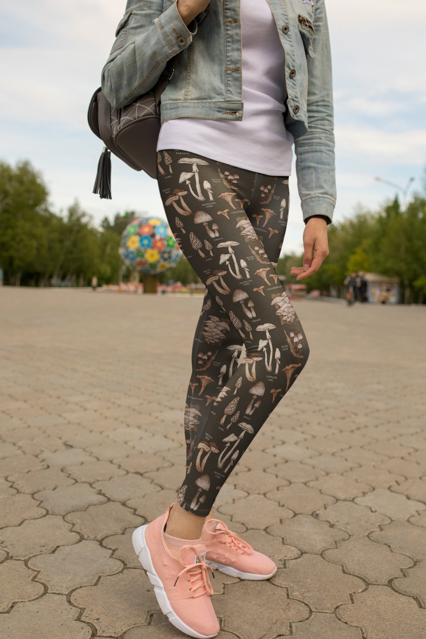All Over Print Many mushroom-Apparel-NTH-Legging-S-Vibe Cosy™