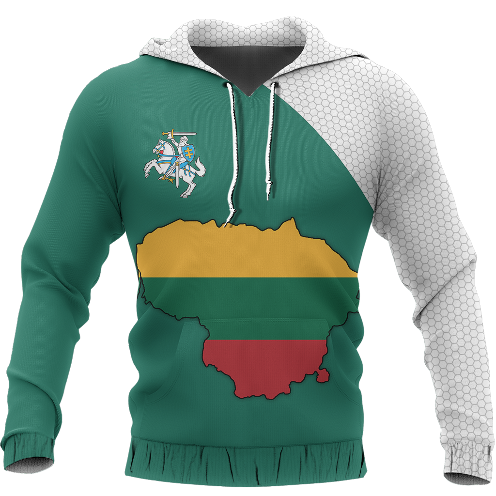 Lithuania Map Special Hoodie-Apparel-Phaethon-Hoodie-S-Vibe Cosy™