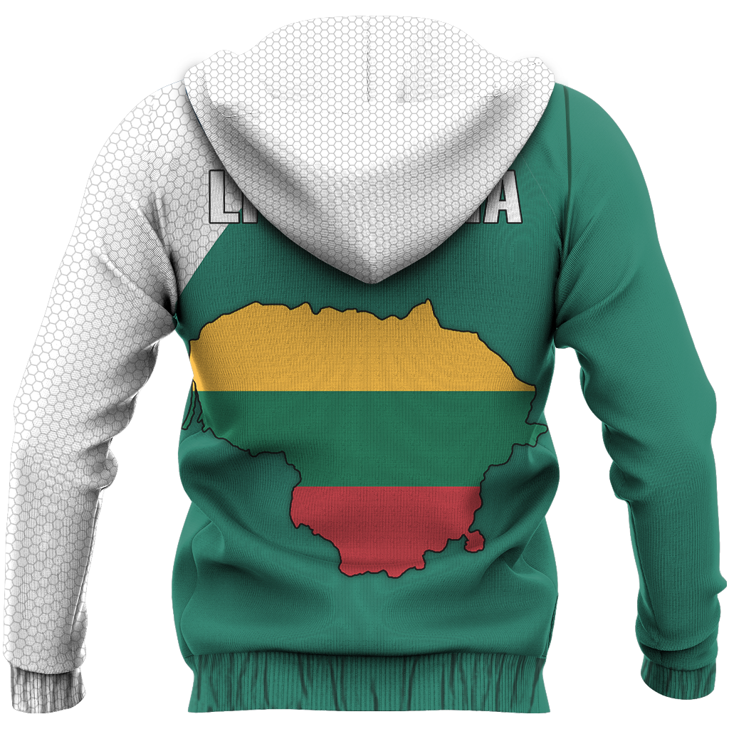 Lithuania Map Special Hoodie-Apparel-Phaethon-Hoodie-S-Vibe Cosy™