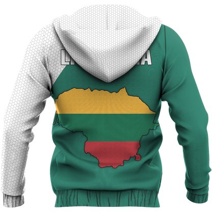 Lithuania Map Special Hoodie-Apparel-Phaethon-Hoodie-S-Vibe Cosy™