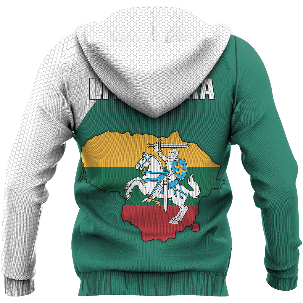 Lithuania Map Special Pullover Hoodie-Apparel-Phaethon-Hoodie-S-Vibe Cosy™