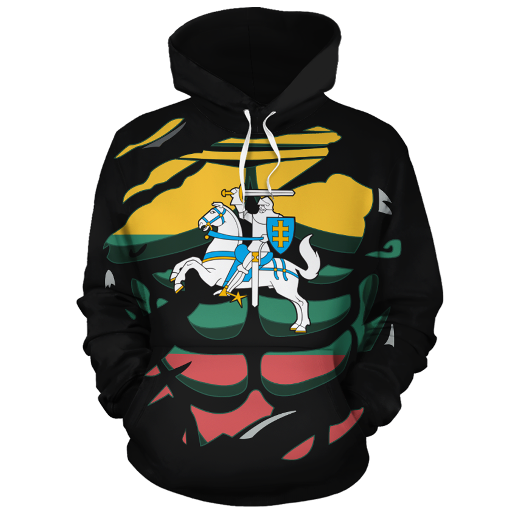 Lithuanian Vytis In Me All-Over Hoodie-Apparel-Phaethon-Hoodie-S-Vibe Cosy™