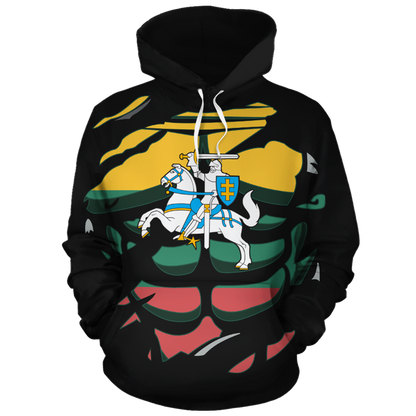 Lithuanian Vytis In Me All-Over Hoodie-Apparel-Phaethon-Hoodie-S-Vibe Cosy™