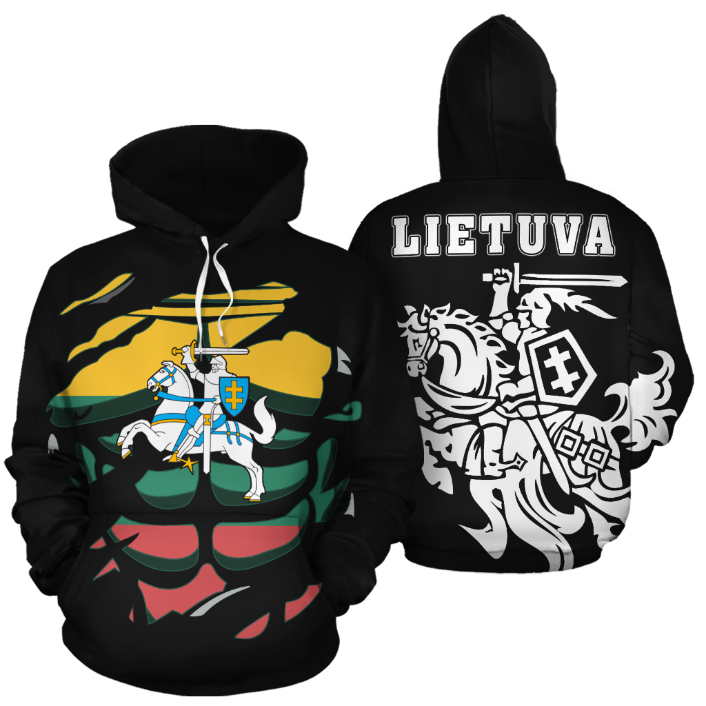 Lithuanian Vytis In Me All-Over Hoodie-Apparel-Phaethon-Hoodie-S-Vibe Cosy™