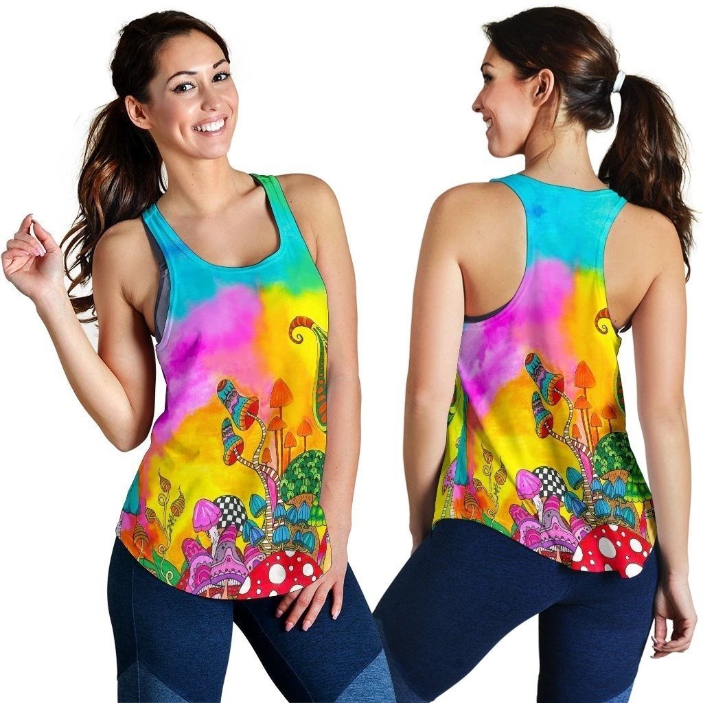 3D ALL OVER PRINTED MAGIC MUSHROOM SHIRT-Apparel-NTH-Women's Tank Top-S-Vibe Cosy™