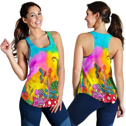 3D ALL OVER PRINTED MAGIC MUSHROOM SHIRT-Apparel-NTH-Women's Tank Top-S-Vibe Cosy™