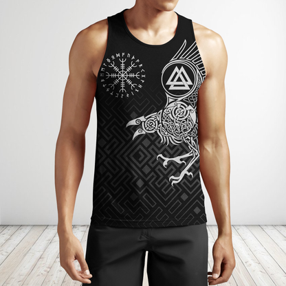 The Raven of Odin - Tattoo Style-Apparel-HP Arts-Hoodie-S-Vibe Cosy™