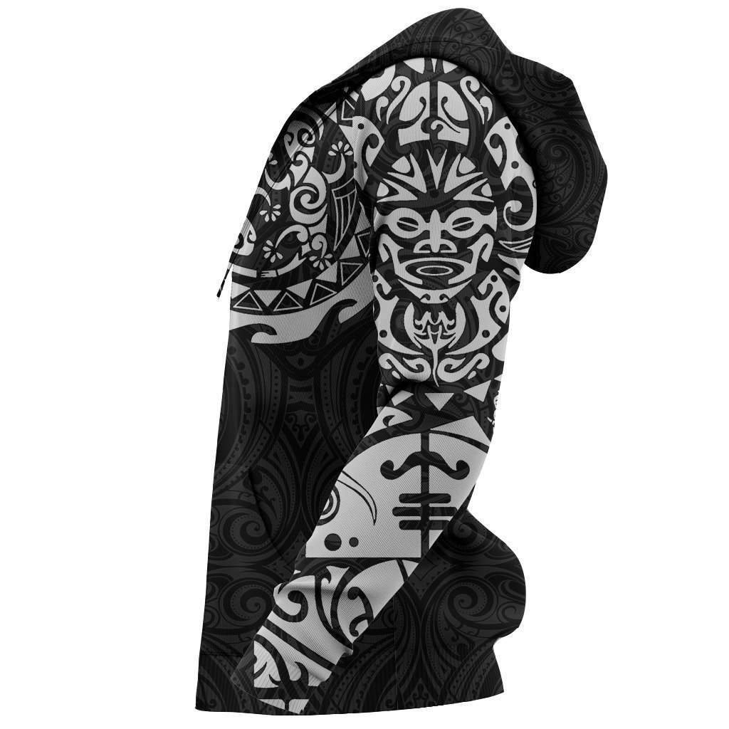 Maori Tangaroa Tattoo New Zealand All Over Hoodie HC1202-Apparel-Huyencass-Hoodie-S-Vibe Cosy™