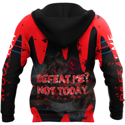 Defeat me Kickboxing 3D Printed MH280520-ML-Apparel-ML-Zipped Hoodie-S-Vibe Cosy™
