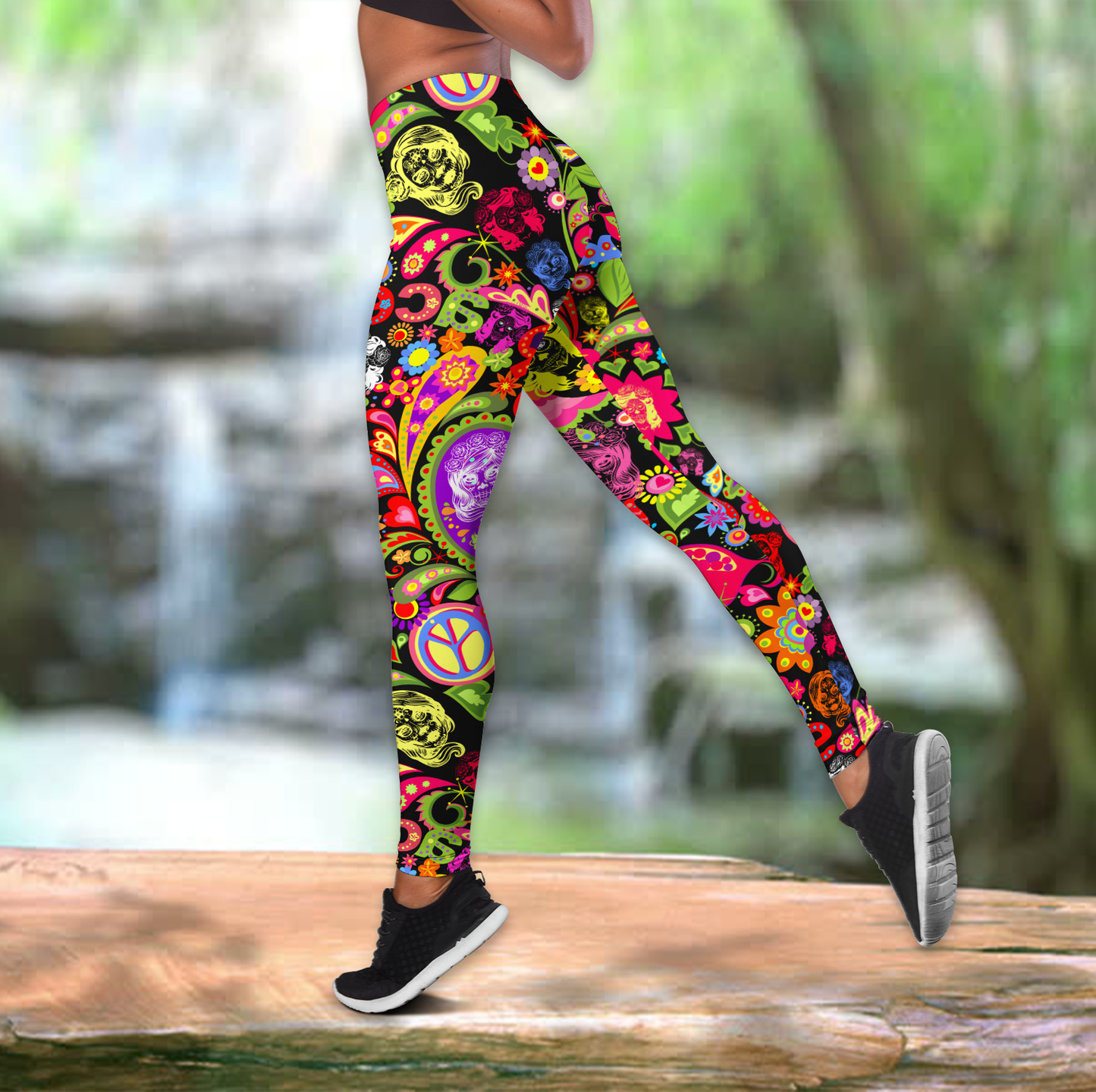 Love Skull Hippie Combo Legging & Tanktop