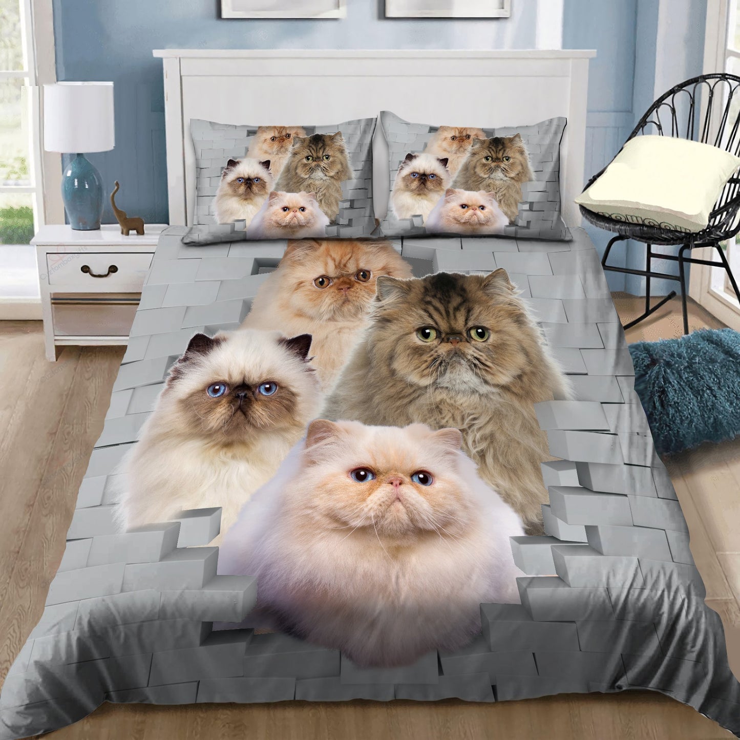 Persian Cat Bedding Set DQB07282008-Quilt-TA-Twin-Vibe Cosy™