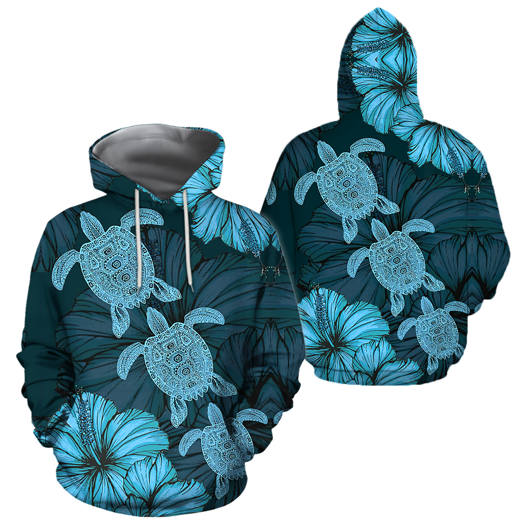 Turtle 3d hoodie shirt for men and women HAC170402-Apparel-HG-Zip hoodie-S-Vibe Cosy™
