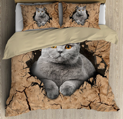 American Short Hair Cat Bedding Set DQB07242005-Quilt-TA-Twin-Vibe Cosy™